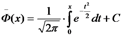 Нормальный закон распределения. Вероятность попадания нормально распределенной случайной величины в заданный интервал. Функция Лапласа - student2.ru