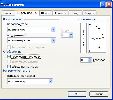 Обработка числовой информации в Microsoft Excel 2007 - student2.ru