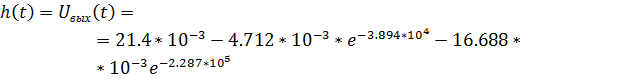 Определение переходной функции цепи h(t) - student2.ru