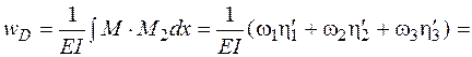 Определение перемещений в балке методом Максвелла – Мора - student2.ru