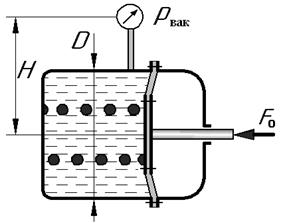 Определение силы давления жидкости на плоскую стенку - student2.ru