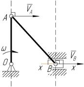 Определение скоростей точек тела плоской фигуры - student2.ru