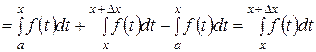 Определенный интеграл как функция верхнего предела. Формула Ньютона-Лейбница - student2.ru