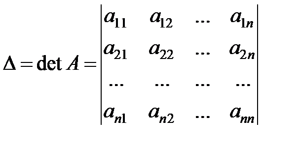 Определители и их свойства. Обратная матрица - student2.ru