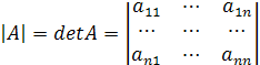 Определители квадратных матриц. Свойства определителей - student2.ru