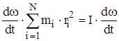 Основное уравнение динамики вращательного движения - student2.ru