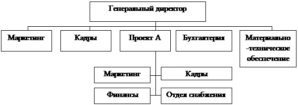 Основные формы проектных структур - student2.ru