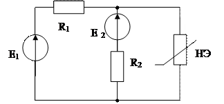 Основные расчетные соотношения. В нелинейных элементах (НЭ) электрической цепи нелинейно связаны между собой ток и напряжение (в сопротивлении) - student2.ru