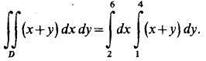 Основные случаи вычисления двойного интеграла в прямоугольных координатах - student2.ru