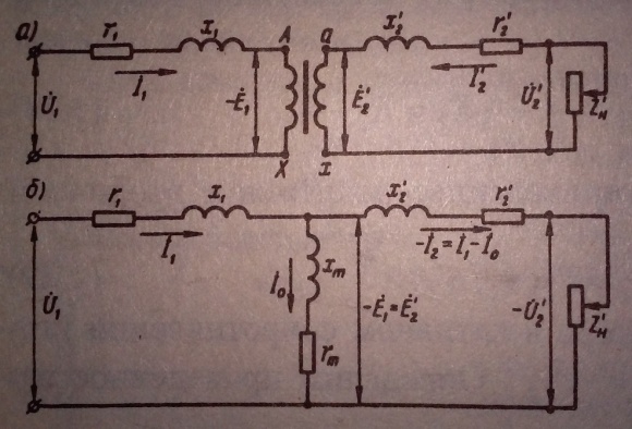 Основные уравнения, векторная диаграмма и схема замещения при коротком замыкании трансформатора - student2.ru