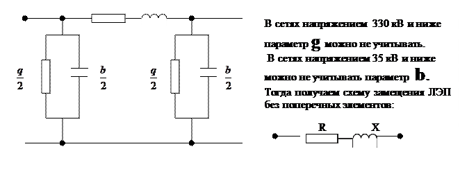 Основные элементы электрических сетей и схемы их замещения - student2.ru