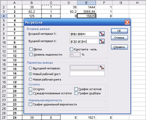 Отображение на графике данных модели - student2.ru