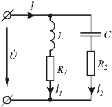 Параллельное соединение элементов R, L, C - student2.ru