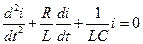 Переходные процессы в цепи RLC. - student2.ru