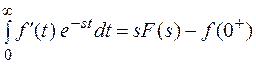 По определению преобразование Лапласа - student2.ru