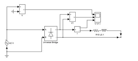 Подбиблиотека Power Electronics. Особенности моделирования выпрямительных устройств и управляемых выпрямителей. - student2.ru