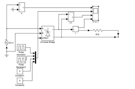 Подбиблиотека Power Electronics. Особенности моделирования выпрямительных устройств и управляемых выпрямителей. - student2.ru