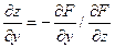 Полный дифференциал функции F(x,y,z)разделим на dyпри условии x– const - student2.ru