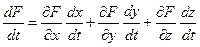 Полный дифференциал функции F(x,y,z)разделим на dyпри условии x– const - student2.ru