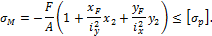 Положение опасных точек. Условие прочности - student2.ru
