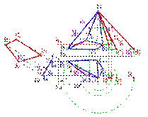 Построение развертки пирамидальной поверхности. Метод триангуляции - student2.ru