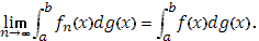 Предельный переход под знаком интеграла Стилтьеса - student2.ru