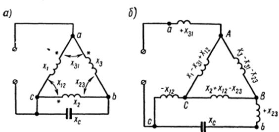 Применение метода контурных токов для расчета разветвленных цепей при наличии взаимной индуктивности - student2.ru