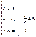 Применение теоремы Виета и исследование расположения корней квадратного уравнения относительно нуля - student2.ru