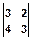 Пример. Заданы последовательности (начало координат в нижнем левом углу): s(n,m) = , h(n,m) = - student2.ru