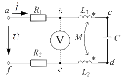 Примеры расчета схем с индуктивно–связанными элементами - student2.ru