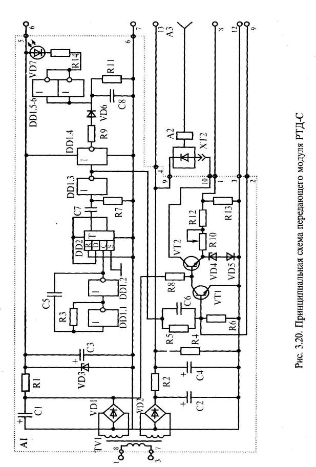 Принципиальная схема передающего модуля РТД-С - student2.ru