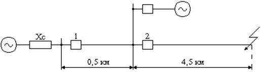 Активное сопротивление дуги в месте КЗ - student2.ru