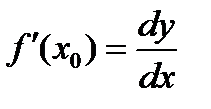 Производная и дифференциал - student2.ru