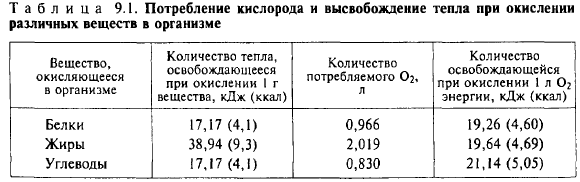 Прямая и непрямая калориметрия - student2.ru