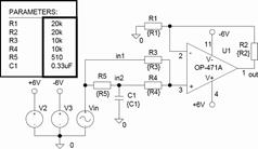 Работа № 4. ИССЛЕДОВАНИЕ СУММИРУЮЩЕГО ОУ - student2.ru