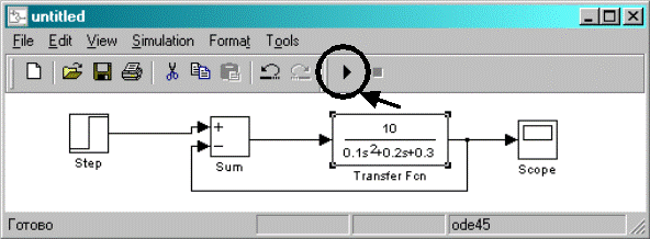 Работа с пакетом математического моделирования Simulink - student2.ru