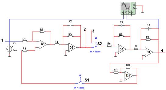 Расчет и моделирование систем автоматического управления с последовательными, корректирующими, устройствами, выполненными на операционных усилителях в среде Multisim - student2.ru