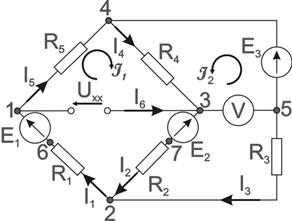 Расчет линейной электрической цепи постоянного тока - student2.ru