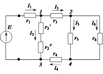 Расчет разветвленных цепей цепочного типа - student2.ru