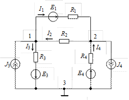 Расчет сложных электрических цепей постоянного тока методом узловых потенциалов - student2.ru