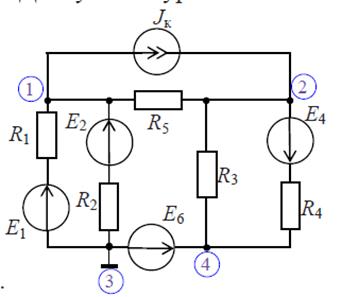 Расчет сложных электрических цепей постоянного тока методом узловых потенциалов - student2.ru