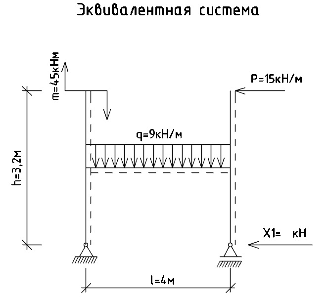 Раскрытие статической неопределимости - student2.ru