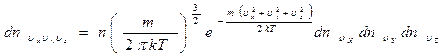 Распределение молекул по скоростям - student2.ru
