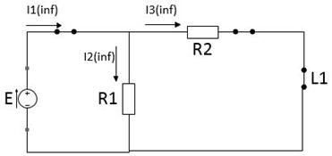 рассчет параметров переходных процессов в электрических цепях с двумя реактивными элементами - student2.ru
