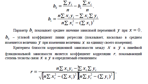 Регрессионный анализ. Проверка адекватности эмпирической модели по критерию Фишера - student2.ru