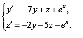 Решение систем линейных дифференциальных уравнений 1-го - student2.ru