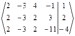 Решение системы линейных уравнений с помощью ранга матрицы - student2.ru