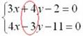 Решение системы методом почленного сложения (вычитания) уравнений системы - student2.ru