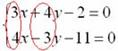 Решение системы методом почленного сложения (вычитания) уравнений системы - student2.ru