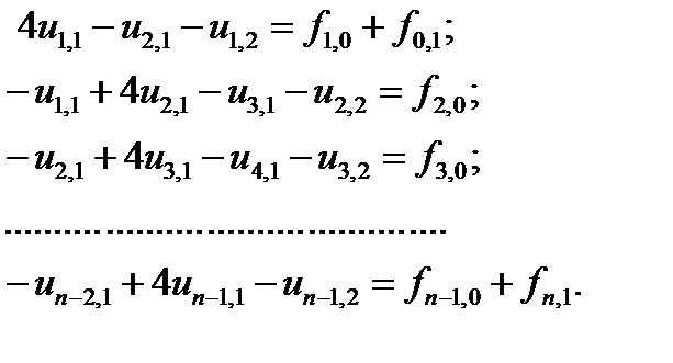 Решение эллиптического разностного уравнения - student2.ru